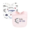 image:imageHudson Baby Unisex Baby Cotton Bibs Princess One SizeGirl Whale Shark