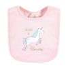 image:imageHudson Baby Unisex Baby Cotton Bibs Princess One SizeGlitter Unicorn