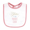 image:imageHudson Baby Unisex Baby Cotton Bibs Princess One SizeGlitter Unicorn