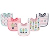 image:imageHudson Baby Unisex Baby Cotton Bibs Princess One SizePink Cactus