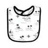 image:imageHudson Baby Unisex Baby Cotton Bibs Princess One SizePirate Shark