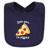 image:imageHudson Baby Unisex Baby Cotton Bibs Princess One SizePizza Slice of Heaven