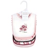 image:imageHudson Baby Unisex Baby Cotton Bibs Princess One SizeRose