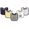 image:imageHudson Baby Unisex Baby Cotton Bibs Princess One SizeSea Captain