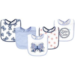 image:imageHudson Baby Unisex Baby Cotton Bibs Princess One SizeBeautiful Butterfly