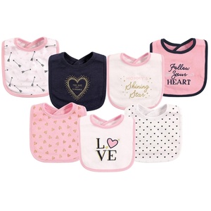 image:imageHudson Baby Unisex Baby Cotton Bibs Princess One SizeLove