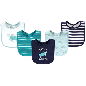 image:imageHudson Baby Unisex Baby Cotton Bibs Princess One SizeSea Turtle