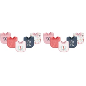 image:imageHudson Baby Unisex Baby Cotton Bibs Princess One SizeWoodland Fox